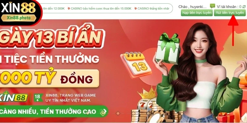 Các yêu cầu cần thiết để thực hiện rút tiền tại Xin88