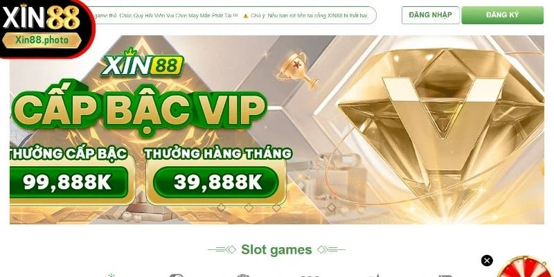 Truy cập vào trang chính hãng Xin88